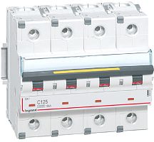 Выключатель автоматический Legrand DX3-E 10000 4п 125А C 16кА картинка